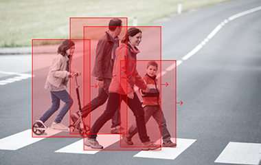 天辰娱乐登录行人方向标注